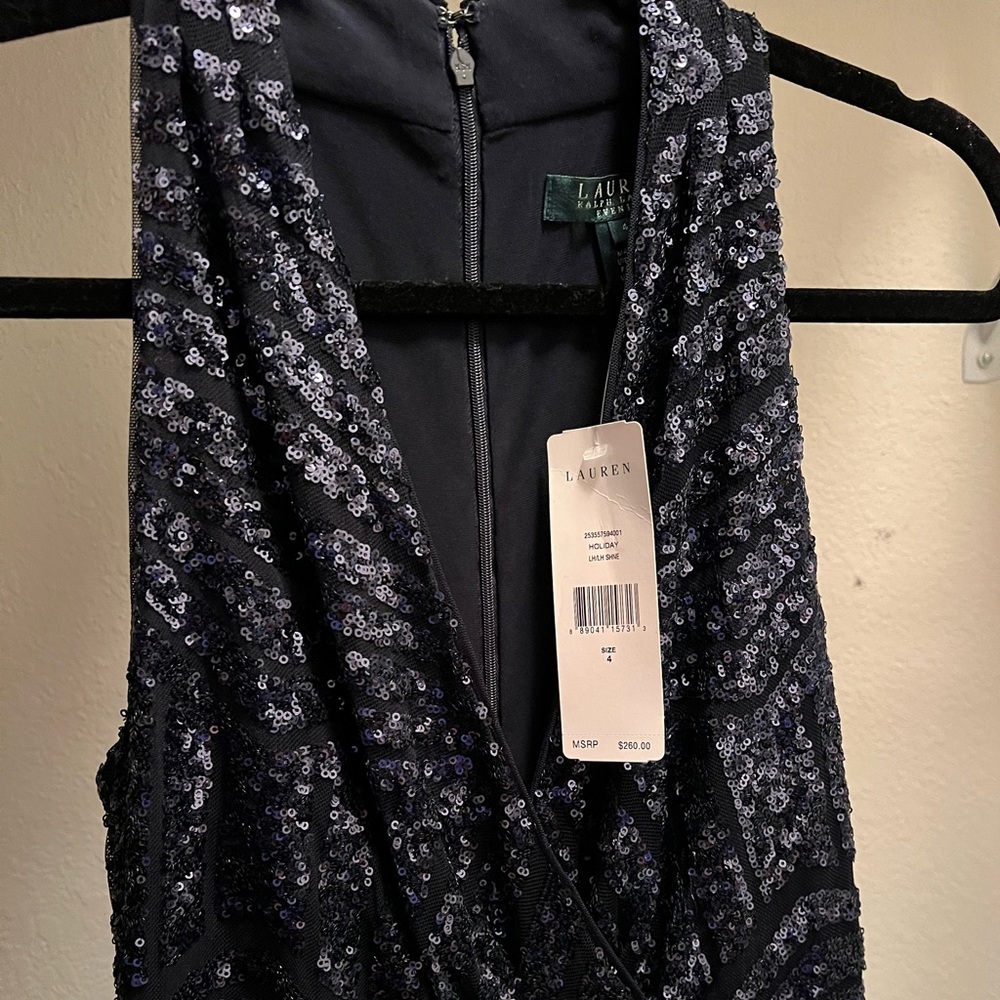 Lauren Ralph Lauren Holiday Navy sequin jumpsuit